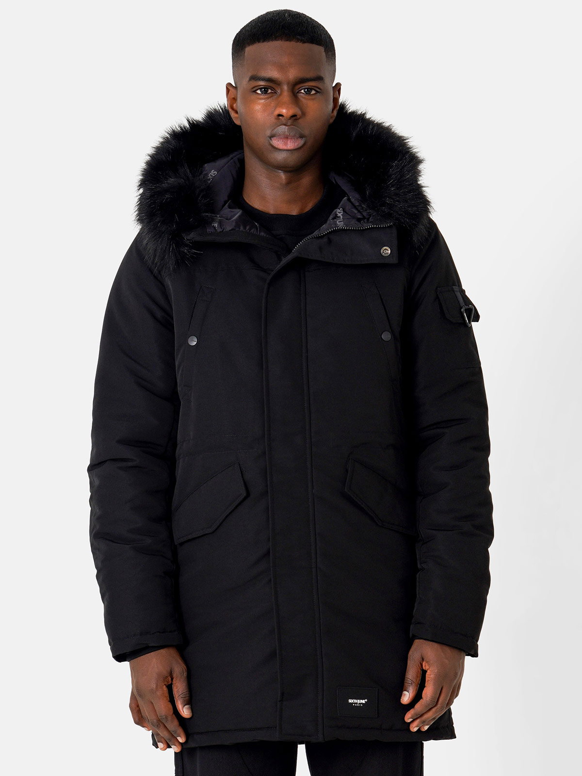 Polycotton Parka 2 Black/Black (S)