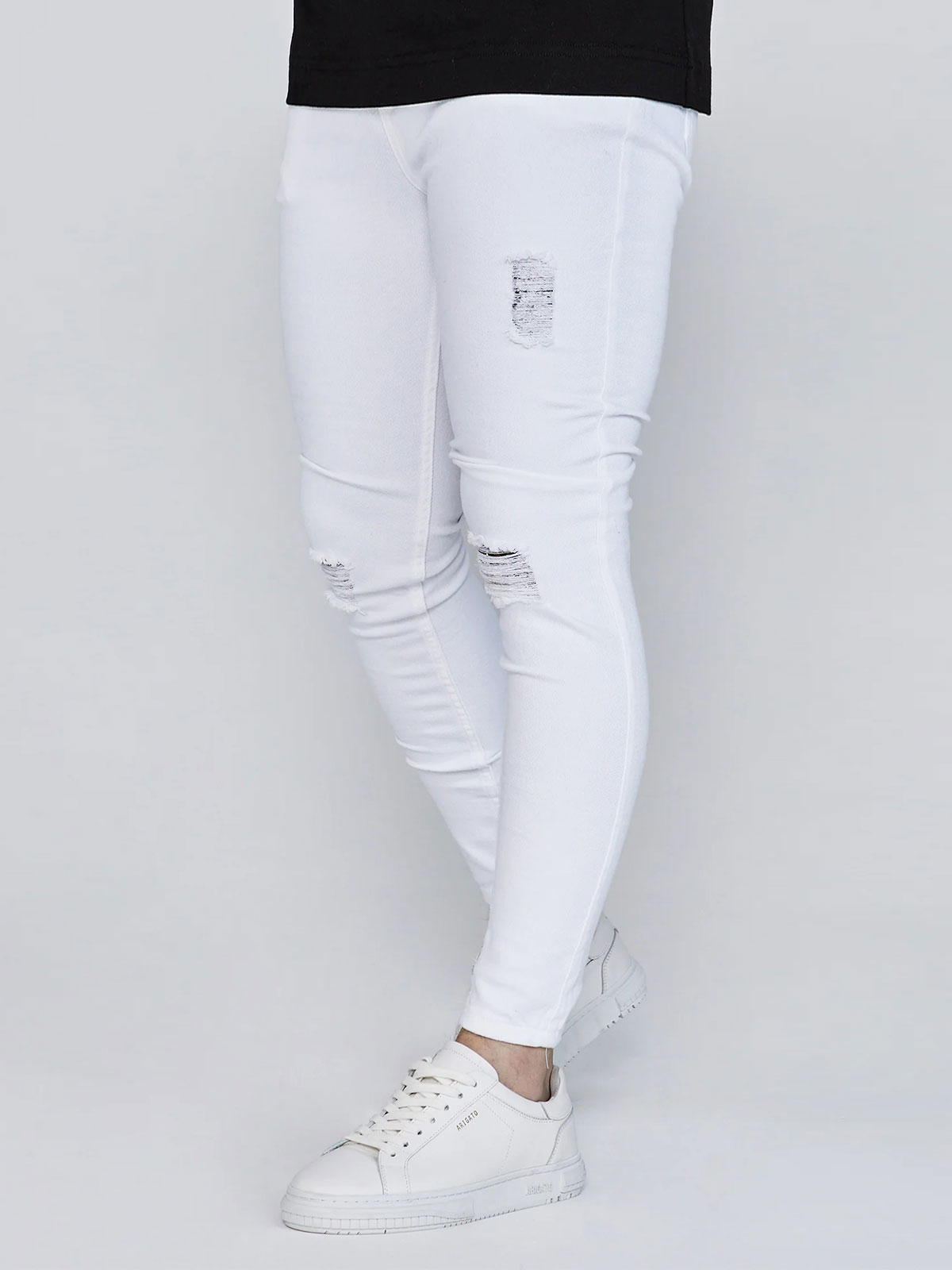 Distressed Skinny Jeans White (M/32)