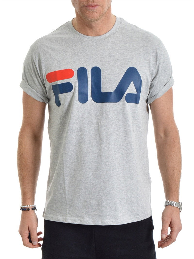 Classic Logo Tee Grey/Blue (XS)