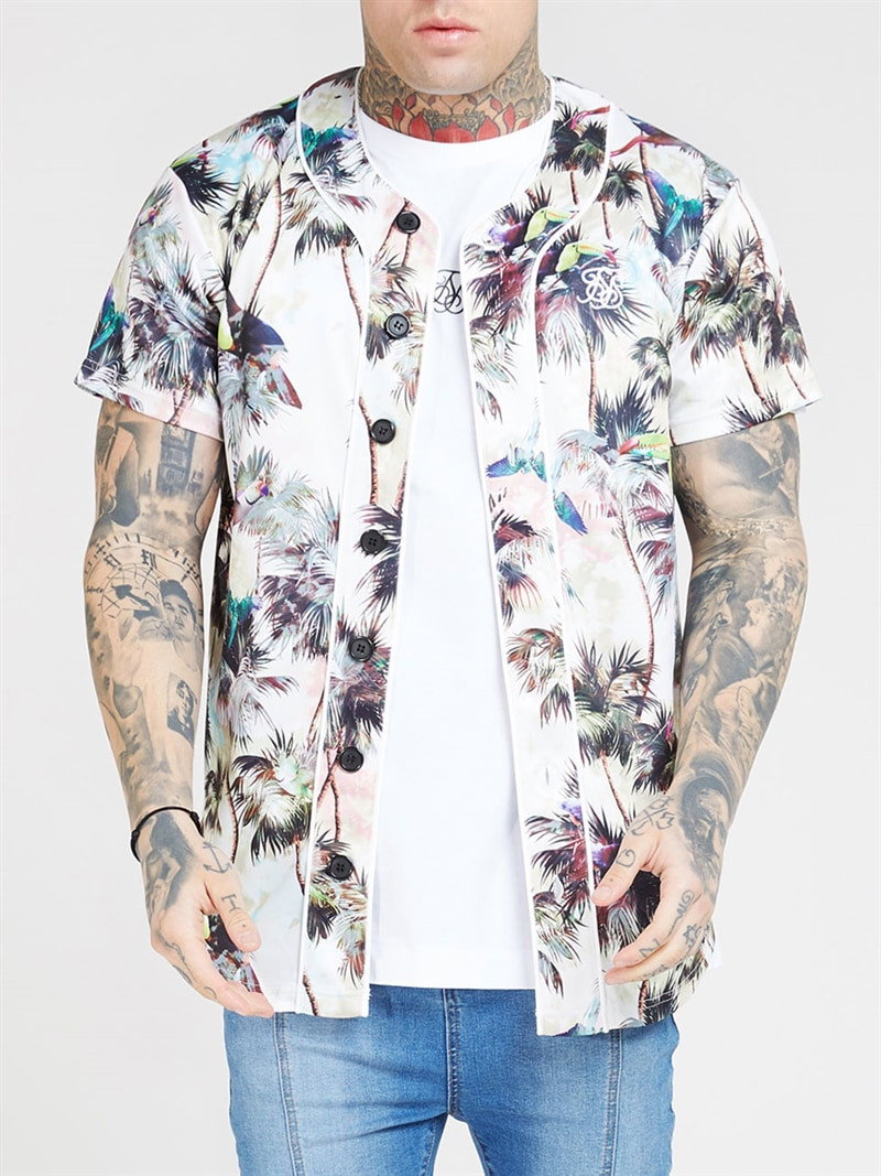 Original Baseball Jersey Beige Palms (S)