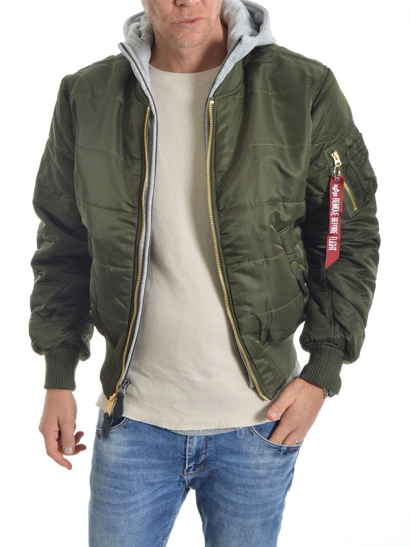 MA-1 D-Tec Puffer OS Dark Green (S)