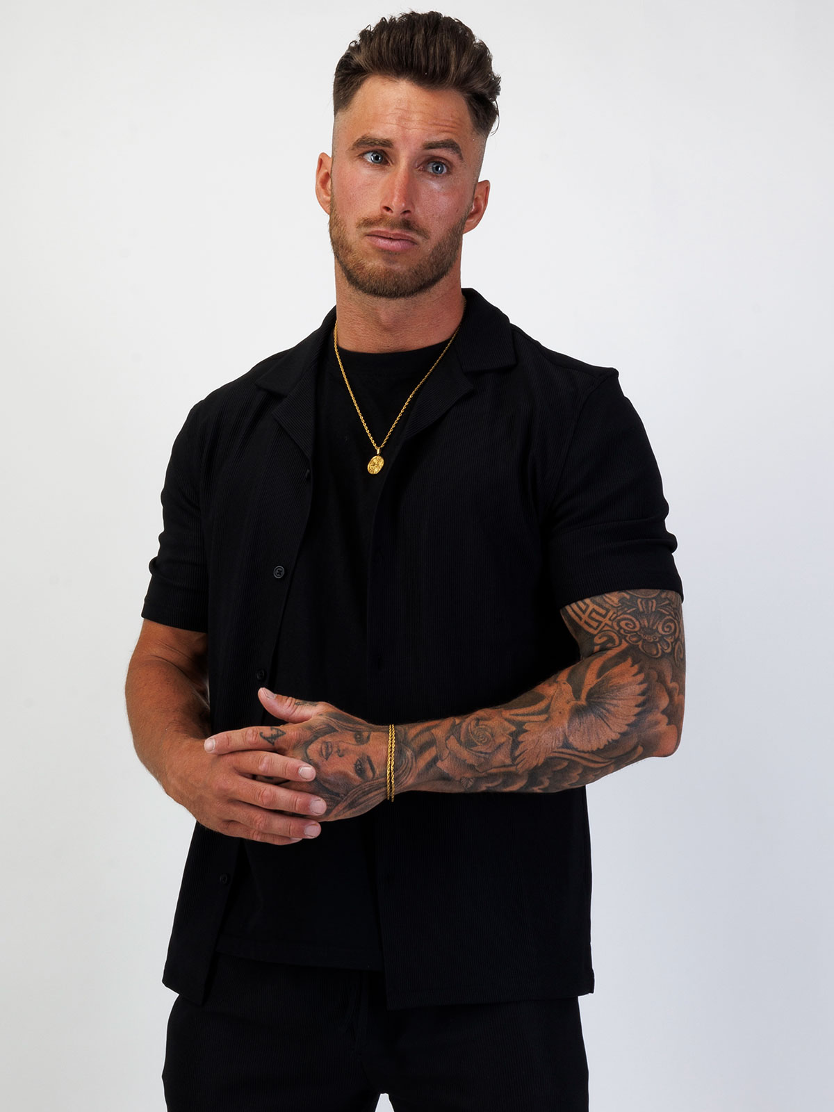Alonzo Shirt Svart (XS)
