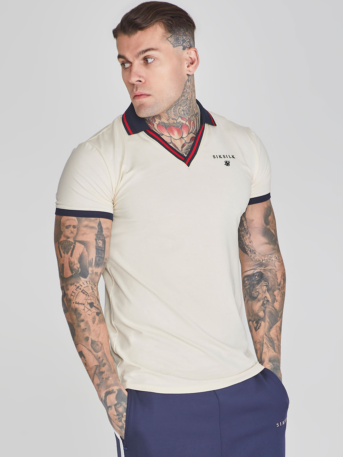 Polo T-shirt Ecru (M)