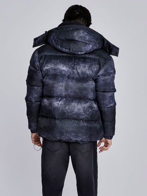 Marble Puffer Dark Grey