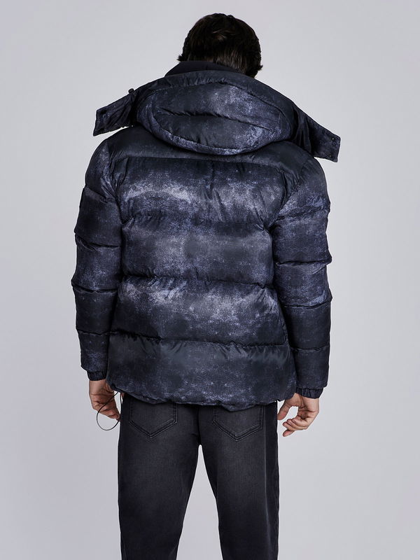 Marble Puffer Dark Grey