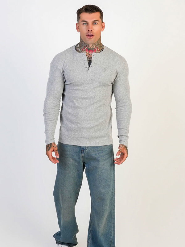 Grey Henley T-shirt
