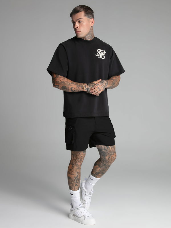 Smart Cargo Shorts Black