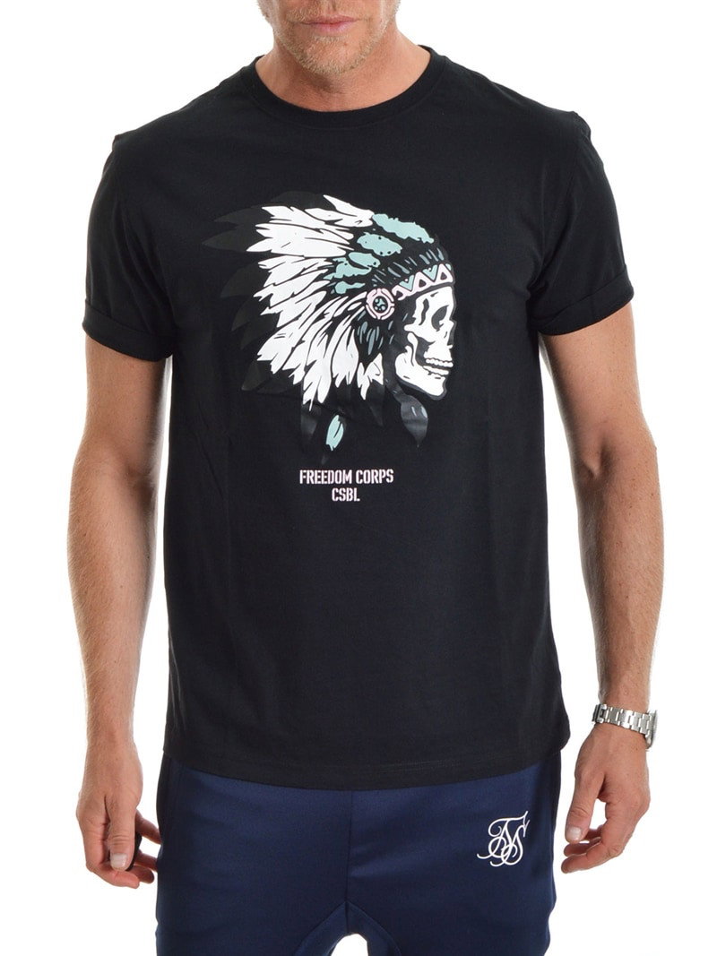 Freedom Corps Tee Black/MC (S)