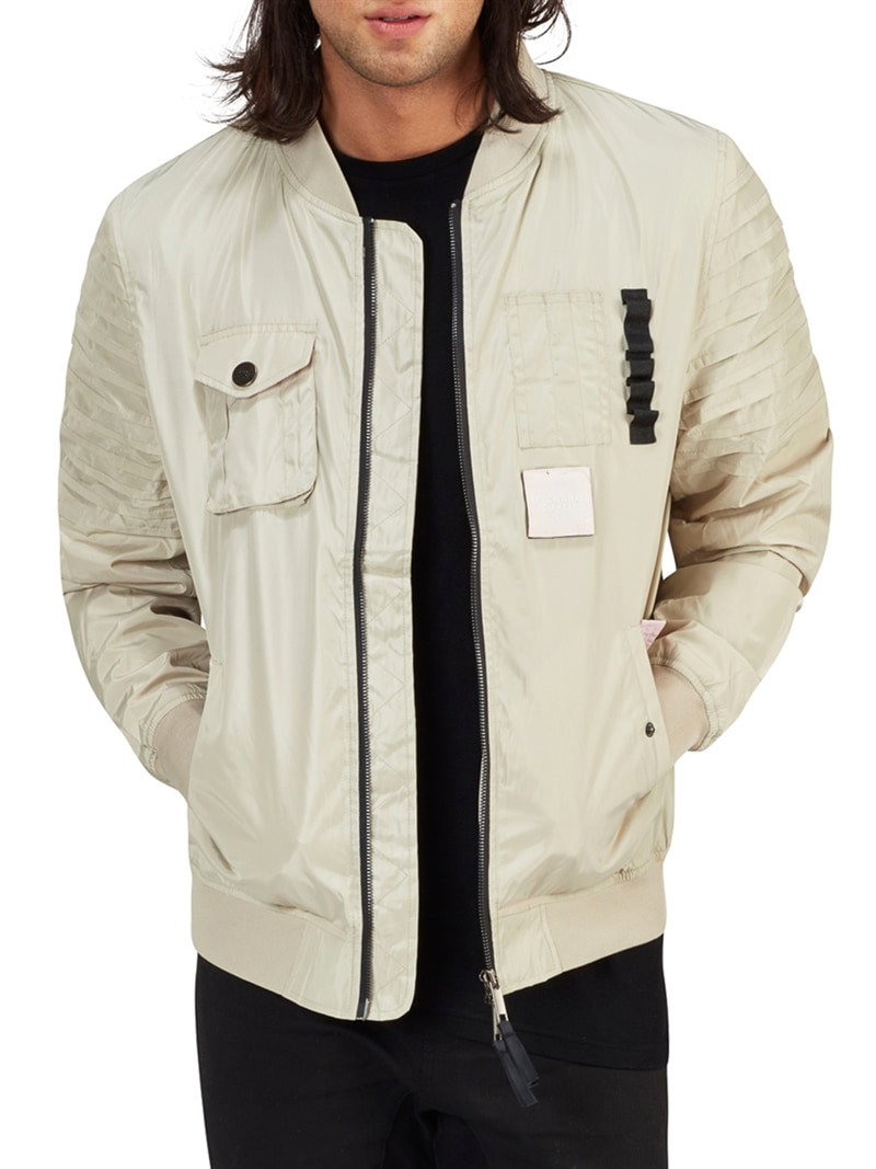 CSBL Pleated Bomber Beige (M)
