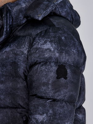 Marble Puffer Dark Grey