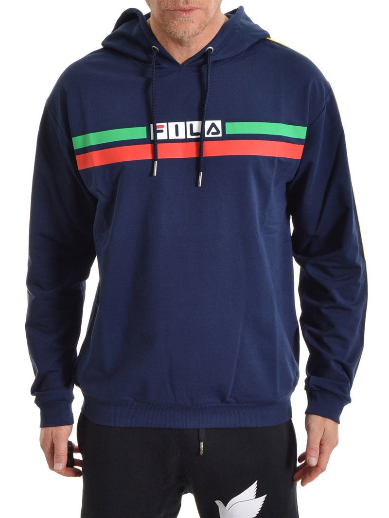 Ryan Hooded Sweat Peacoat Navy (S)