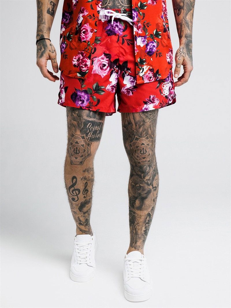 Standard Swim Shorts Red (S)