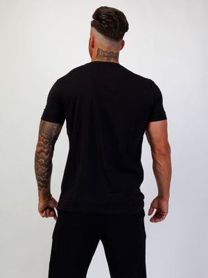 Small Logo Straight Tee Black