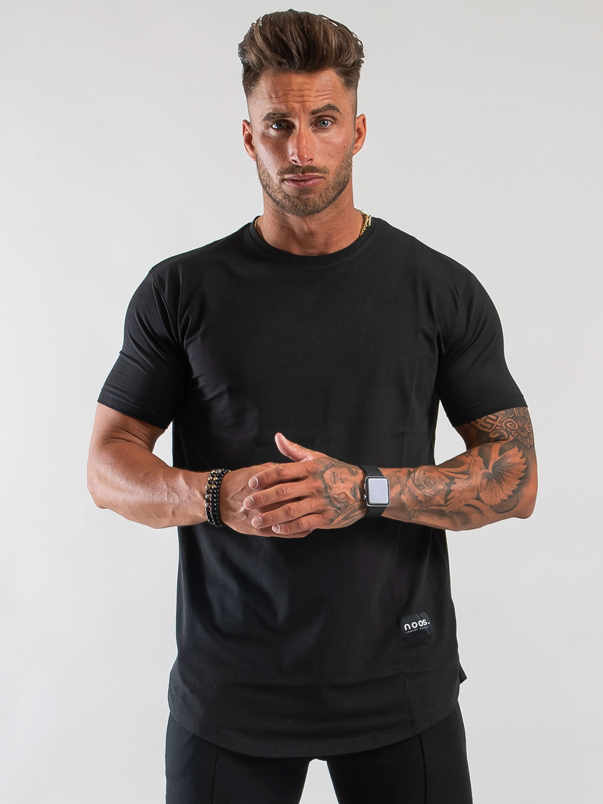 Athleisure Scoop Tee Black (XXL)