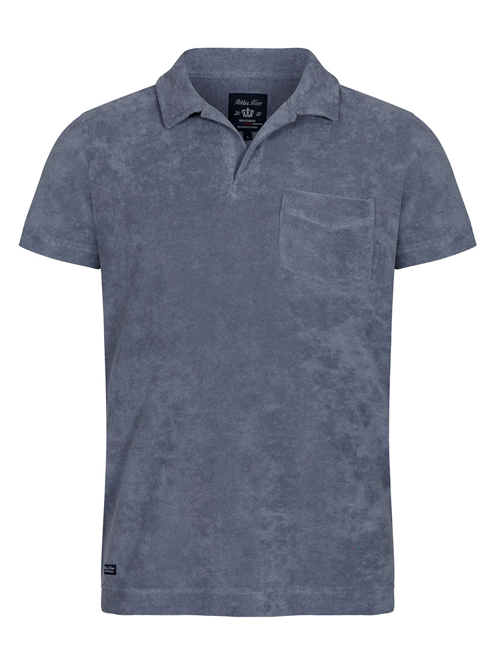Berry Frottéskjorta Steel Blue (M)