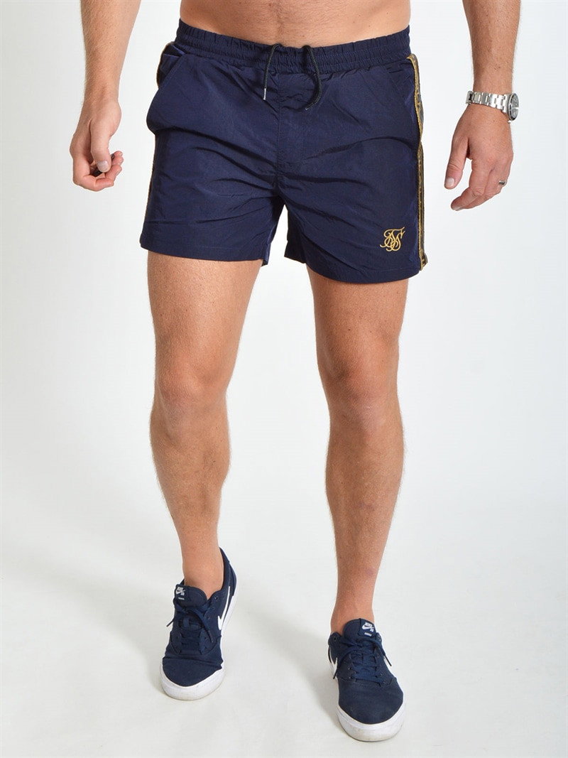 Nylon Tape Swim Shorts Navy (S)