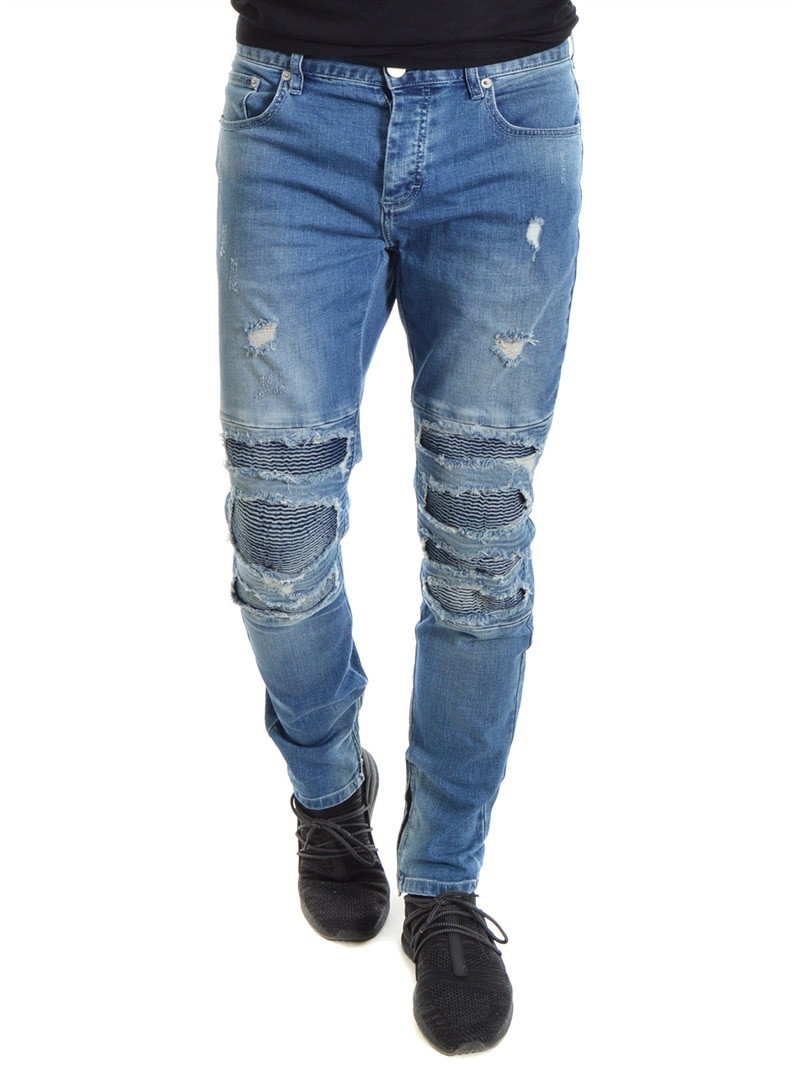 Inverted Biker Ian Denim Pants (28/S)