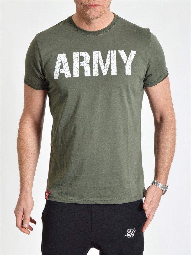 Army Crack T Dark Olive (S)