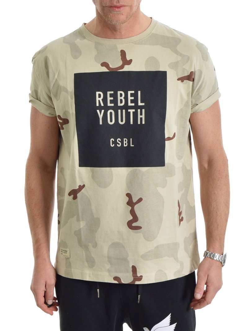 Rebel Youth Tee Desert Camo (S)