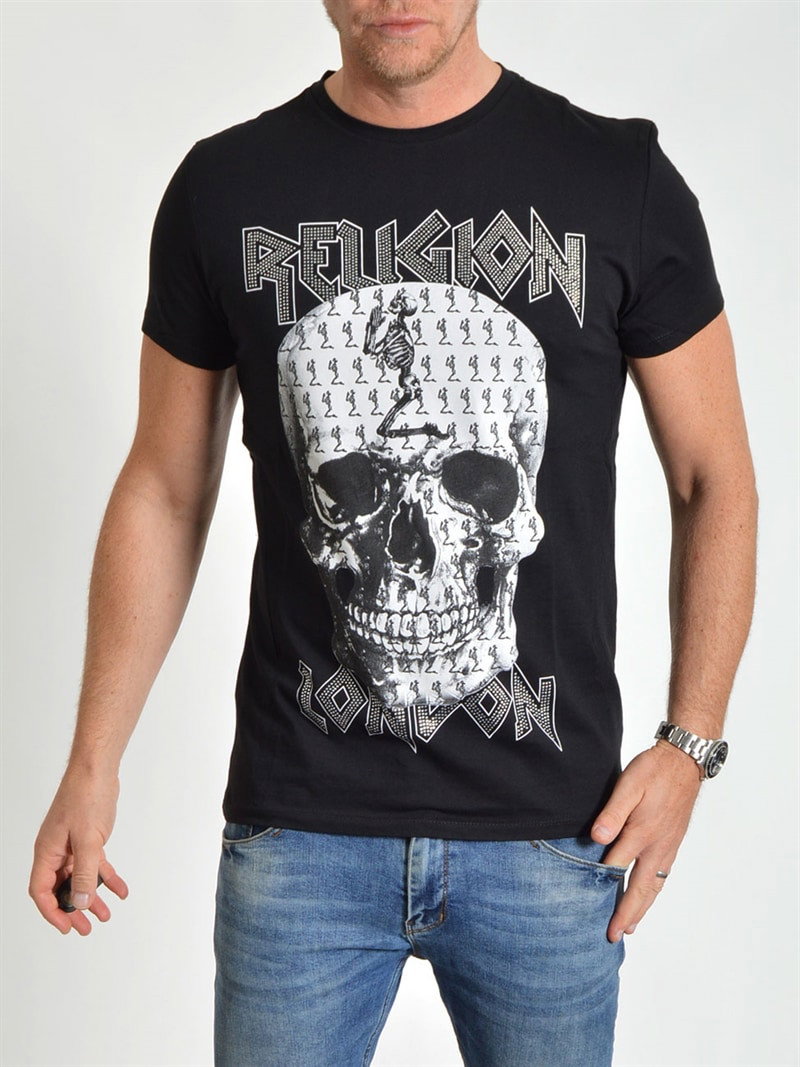 Skull Bling Tee Black (S)