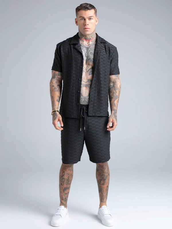 Towelling Shorts Black
