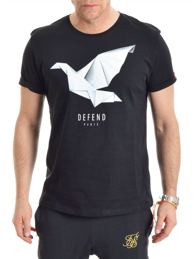 Origami Dove Tee Black (S)