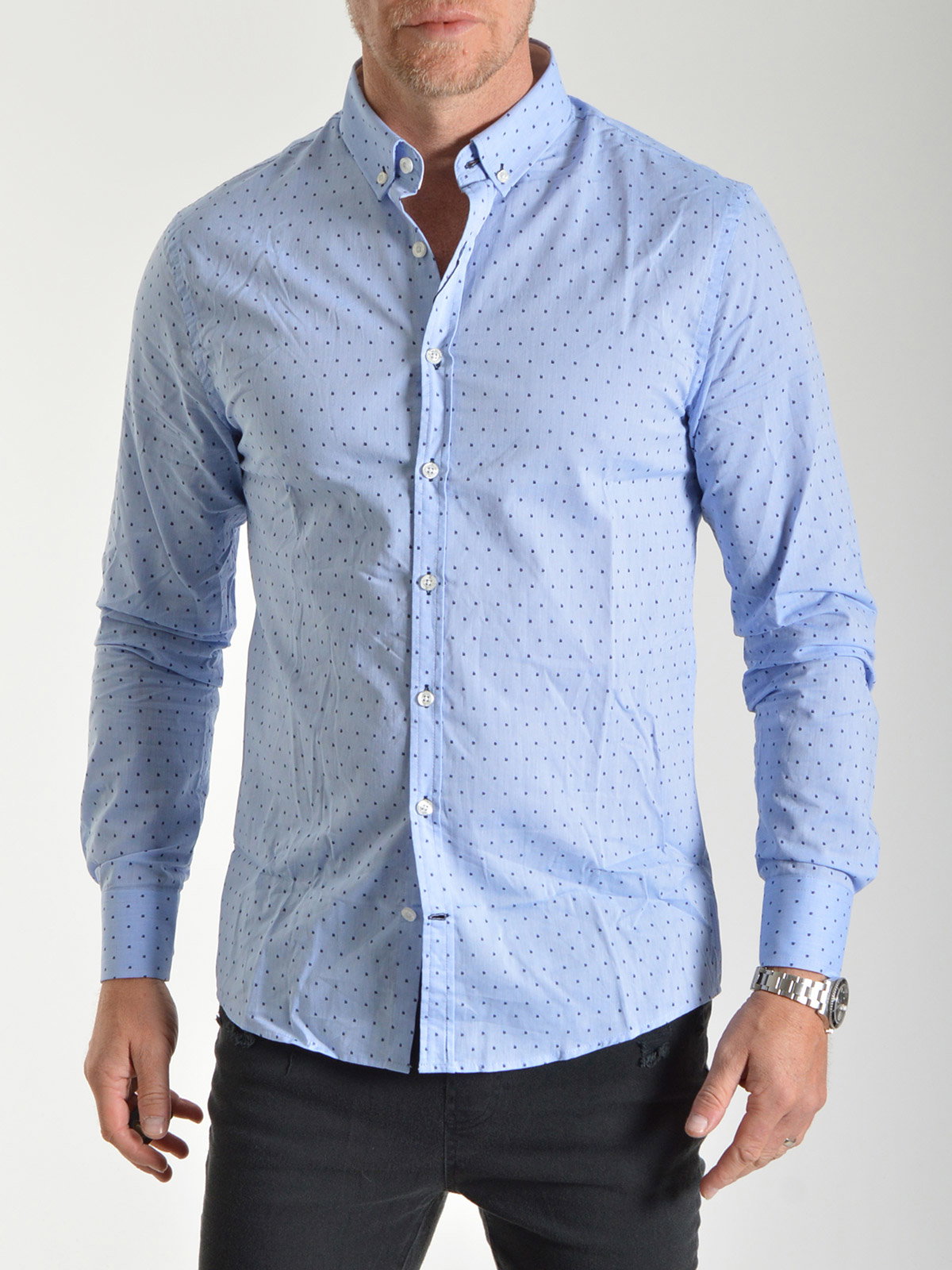 Alex Blue Navy Print (S)
