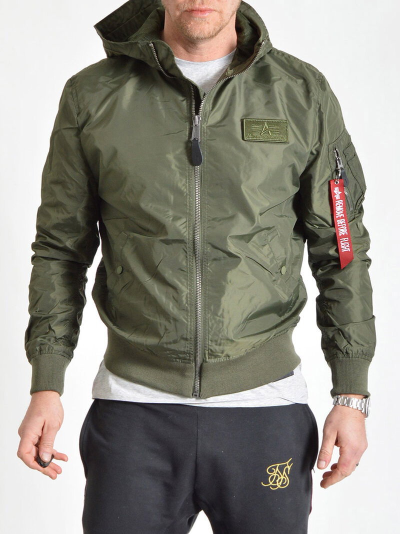 MA-1 LW Hooded Dark Olive (M)