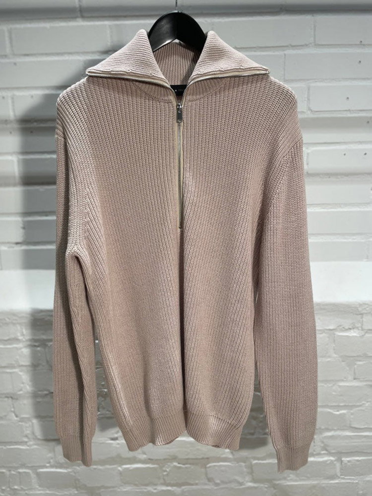 Ceasar Half Zip Knit Sand (XL)
