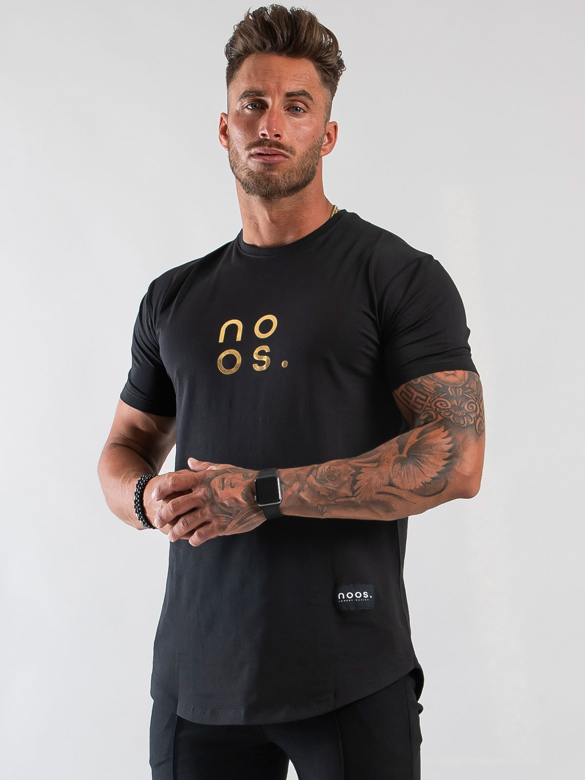 Gym Scoop Tee Black/Gold Foil (XXL)