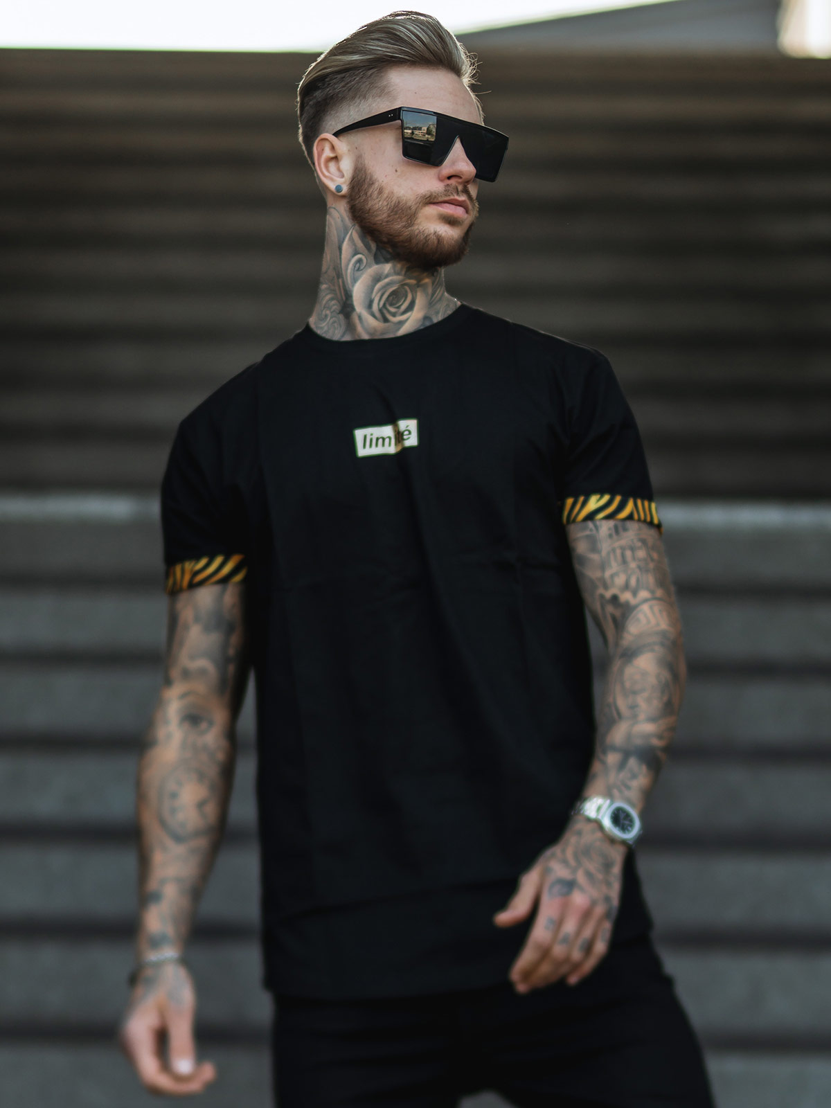 Tiger Sleeves Tee Black (XL)