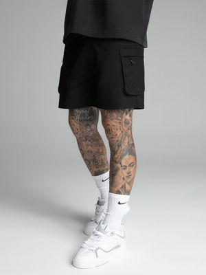 Smart Cargo Shorts Black