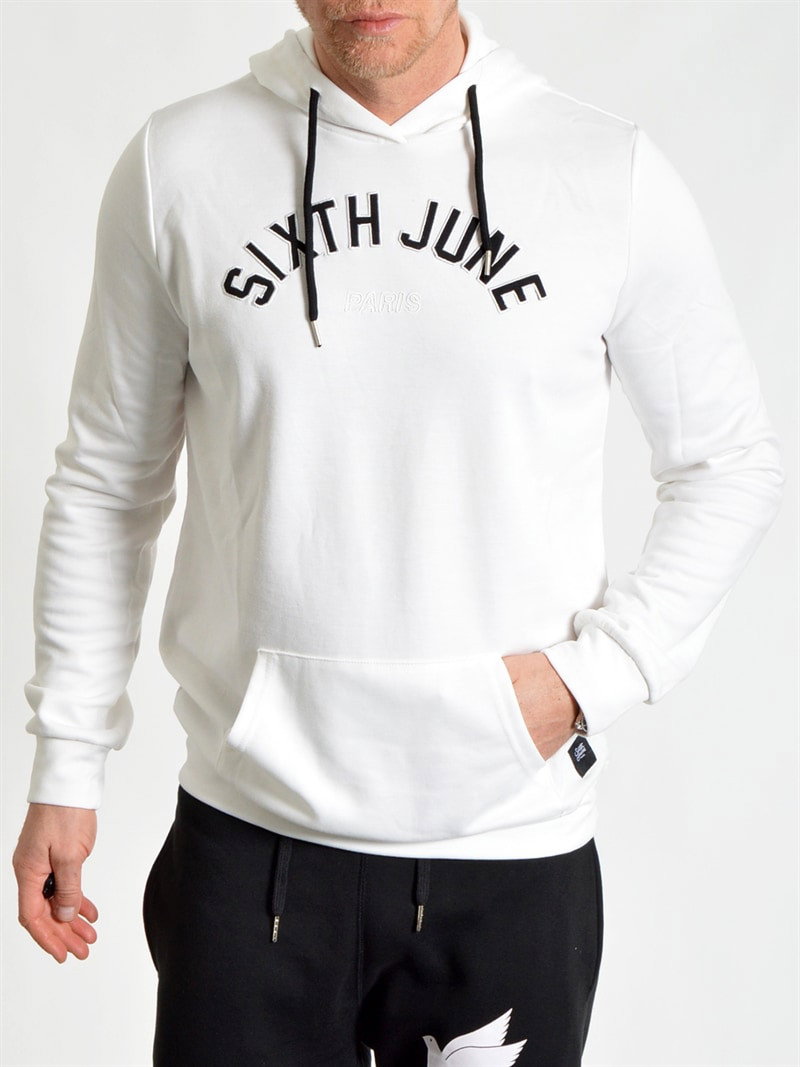 Sixth Patch Logo Hoodie Off-White (S)