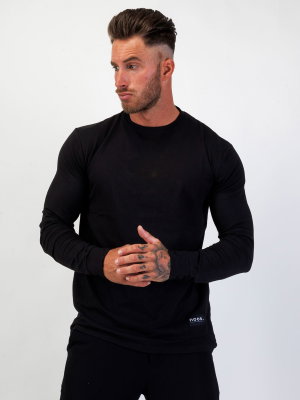 L/S Athleisure Tee Black