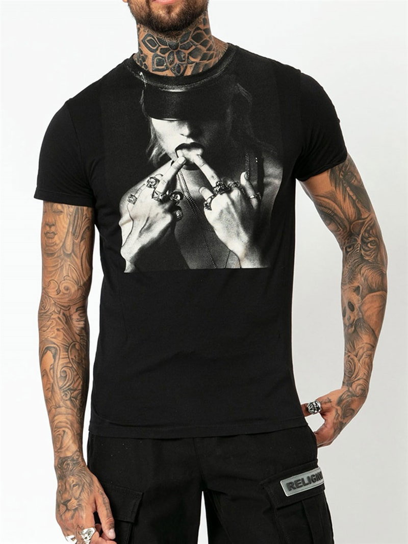 Knuckle Tee Black (S)