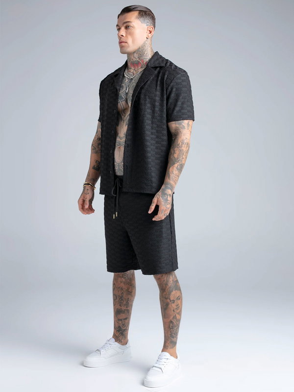 Towelling Shorts Black