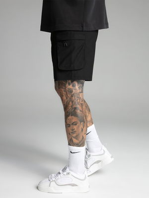 Smart Cargo Shorts Black