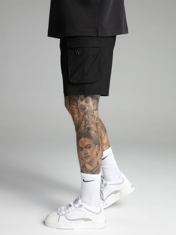 Smart Cargo Shorts Black