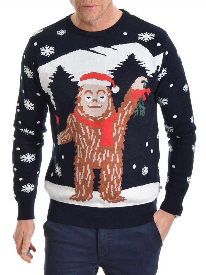 Christmas Knit Yeti (S)