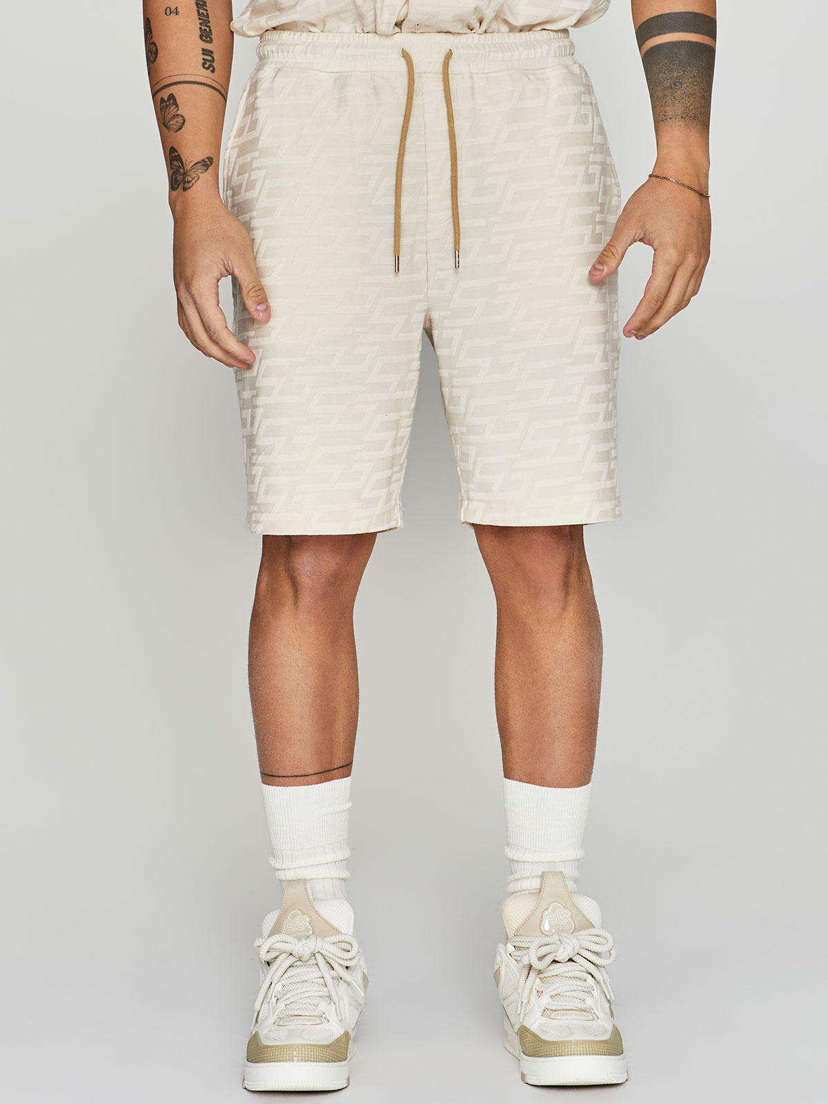 Towelling Shorts Ecru (XL)