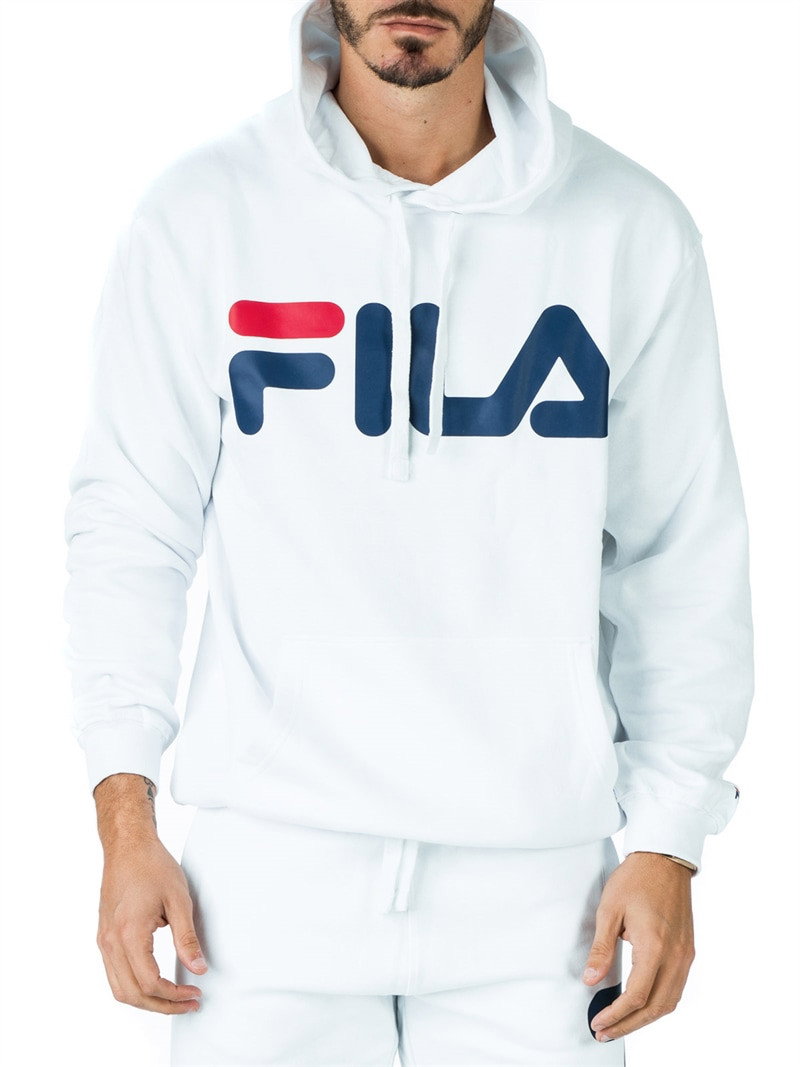 Classic Logo Hoody White (XS)
