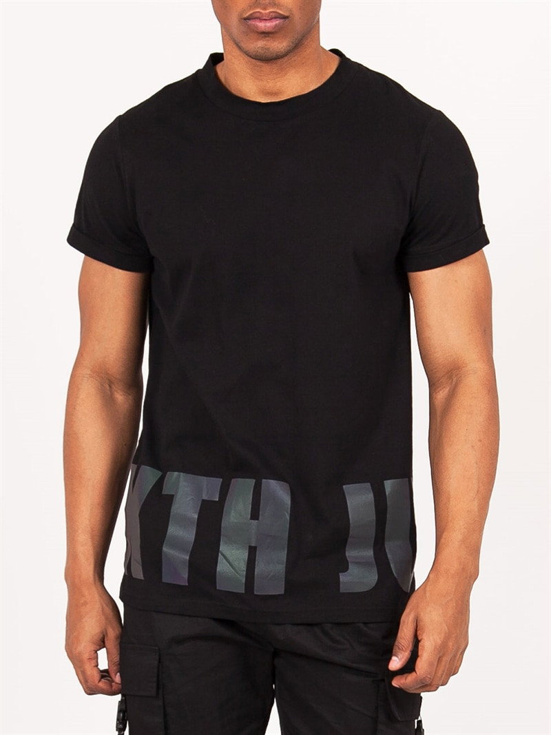 Holographic Logo Tee Black (S)