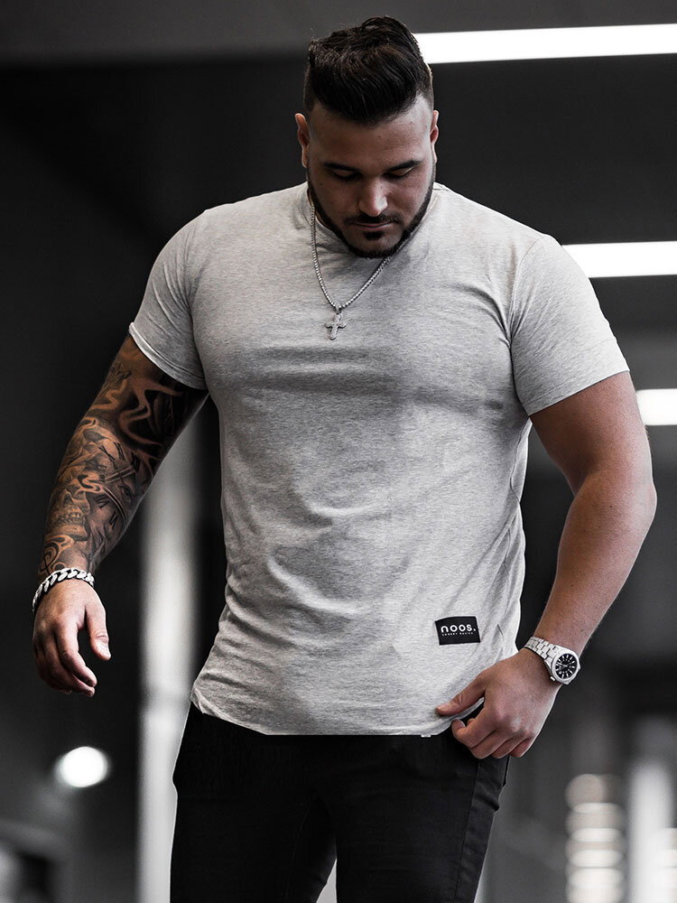 Athleisure Tee Grey Melange (XL)