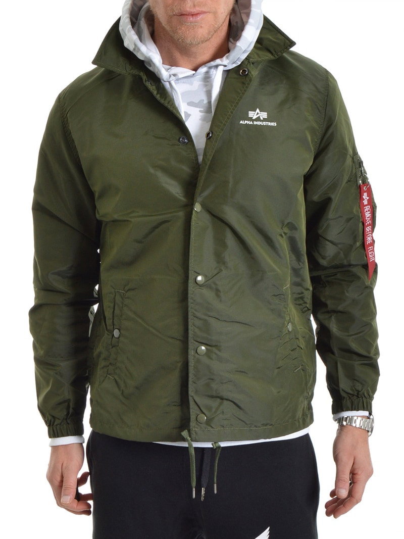 Coach Jacket Dark Green (S)
