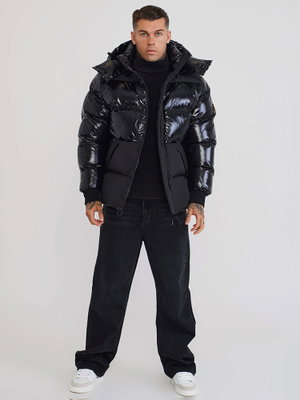 Half Shine Puffer Black