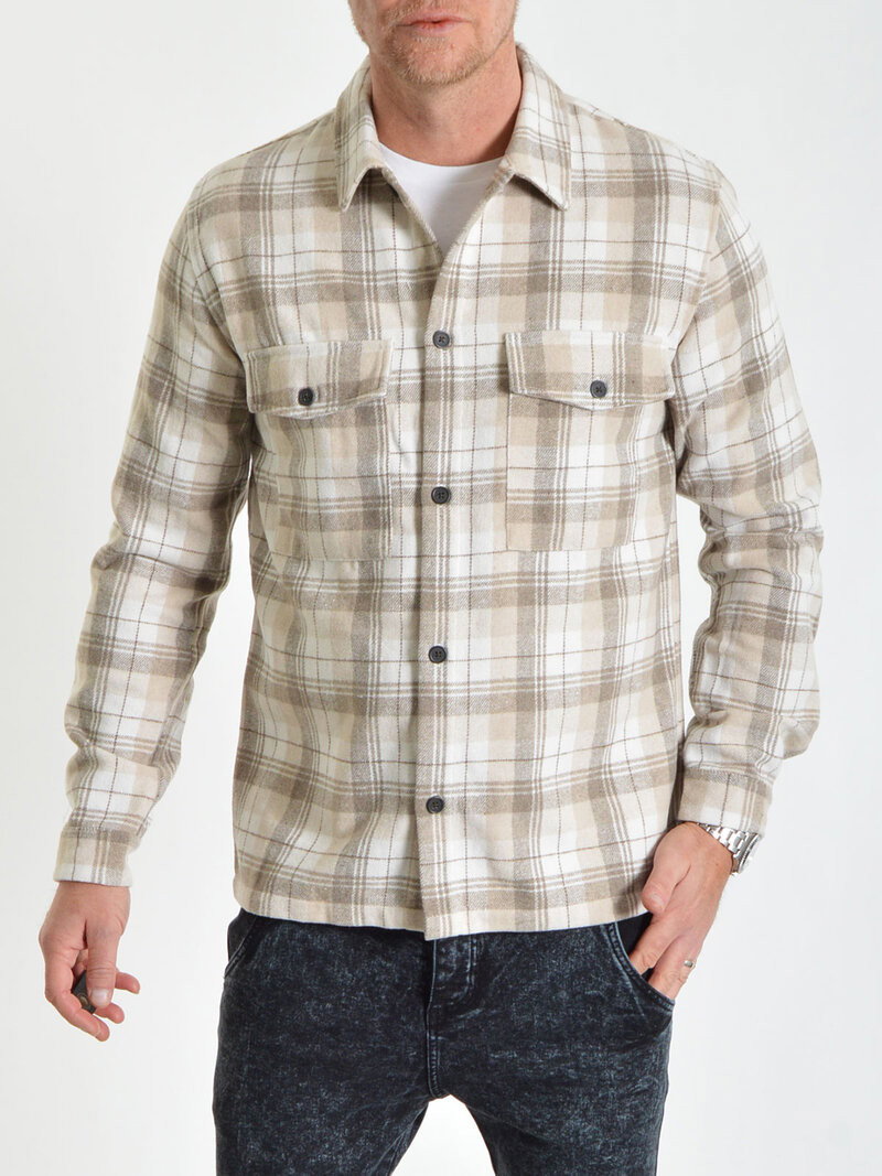 Minex New Overshirt Sand (S)