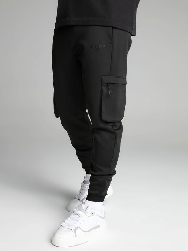 Cargo Joggers Black