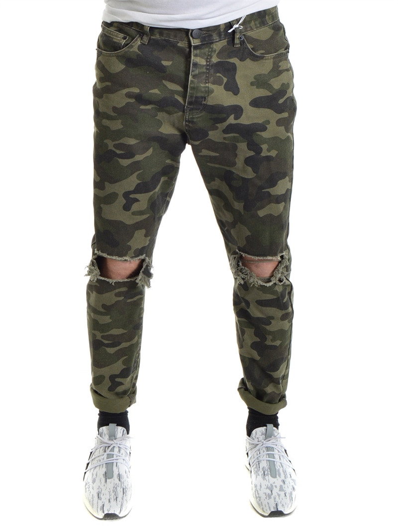 Unchained Tim Denim Pants Wdl. Camo (28/S)