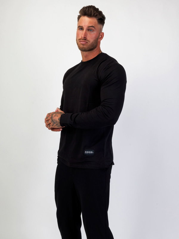 L/S Athleisure Tee Black