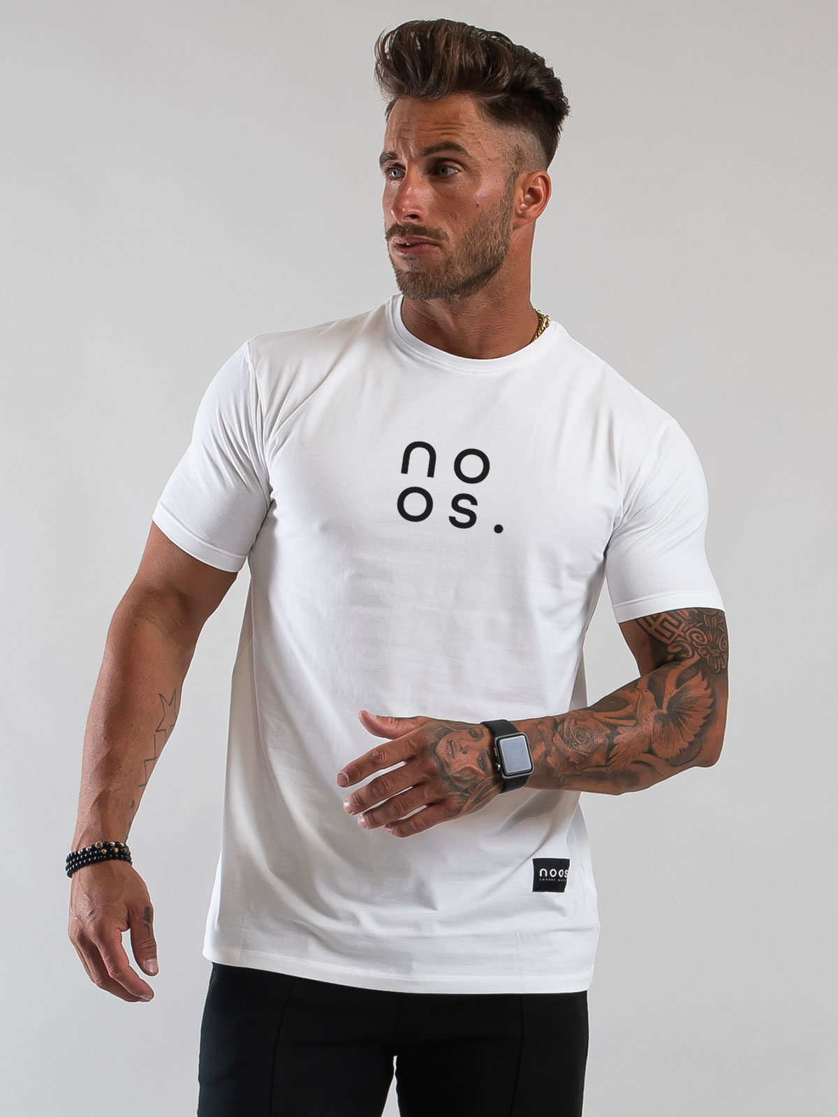 Gym Straight Tee White (L)